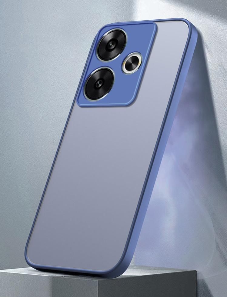 POCO F6 ケース カバー 耐衝撃 マット仕様 背面半透明