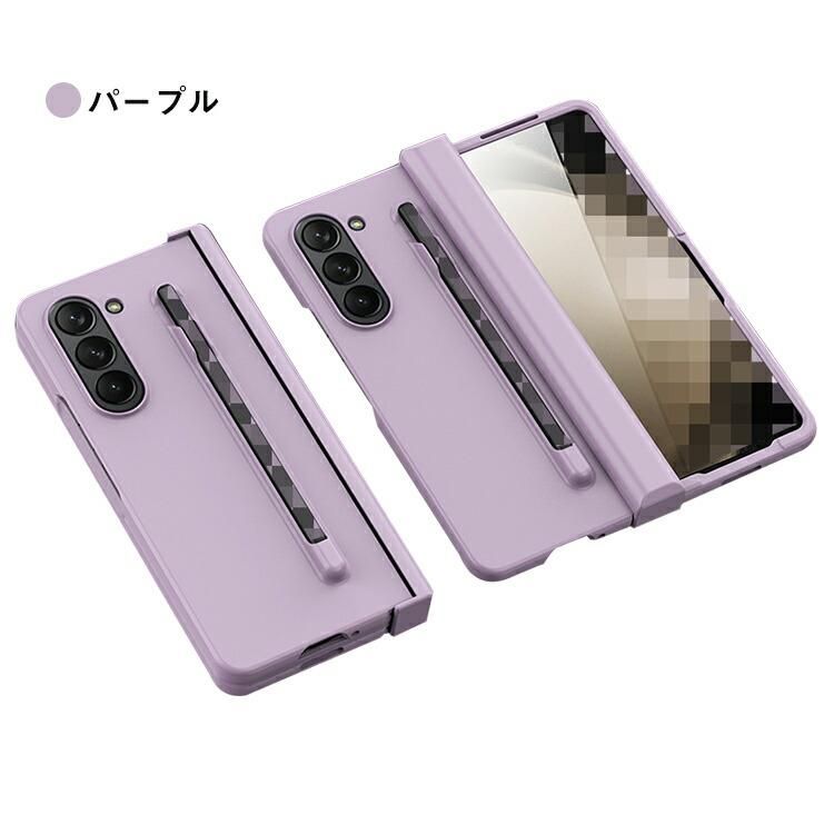 Galaxy Z Fold6 耐衝撃 カバー 折りたたみ型 画面保護強化ガラス一体型