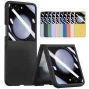 Galaxy Z Flip6  С ޤꤿ߷ ץ饹å ϡɥ+֥ǥץ쥤վݸե 饹դ Samsung ॹ 饯 Z եå