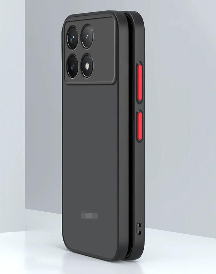 POCO F6 Pro ケース 耐衝撃 カバー TPU+プラスチック シンプル 小米