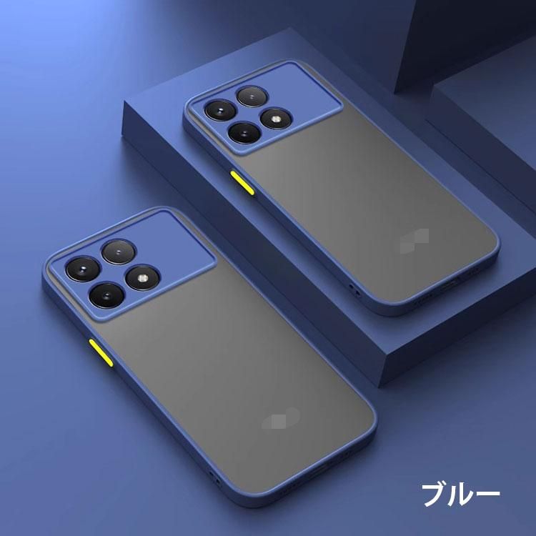 POCO F6 Pro ケース 耐衝撃 カバー TPU+プラスチック シンプル 小米