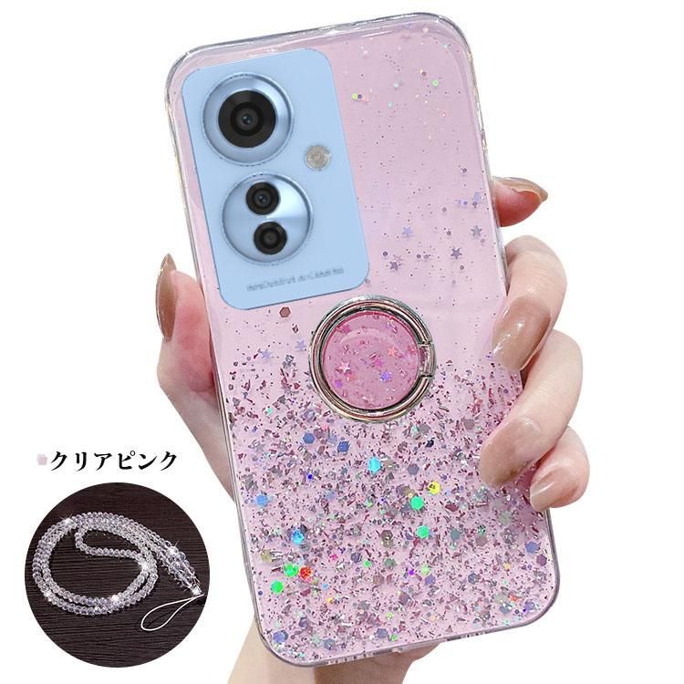 OPPO Reno11 A パープル ケース付き OPPO Reno11 A パープル ケース付き