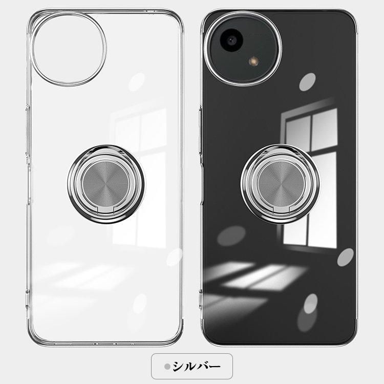 AQUOS wish4 クリアケース カバー クリア メッキ 透明 TPU 一 AQUOS wish4 クリアケース カバー クリア メッキ 透明 TPU 一