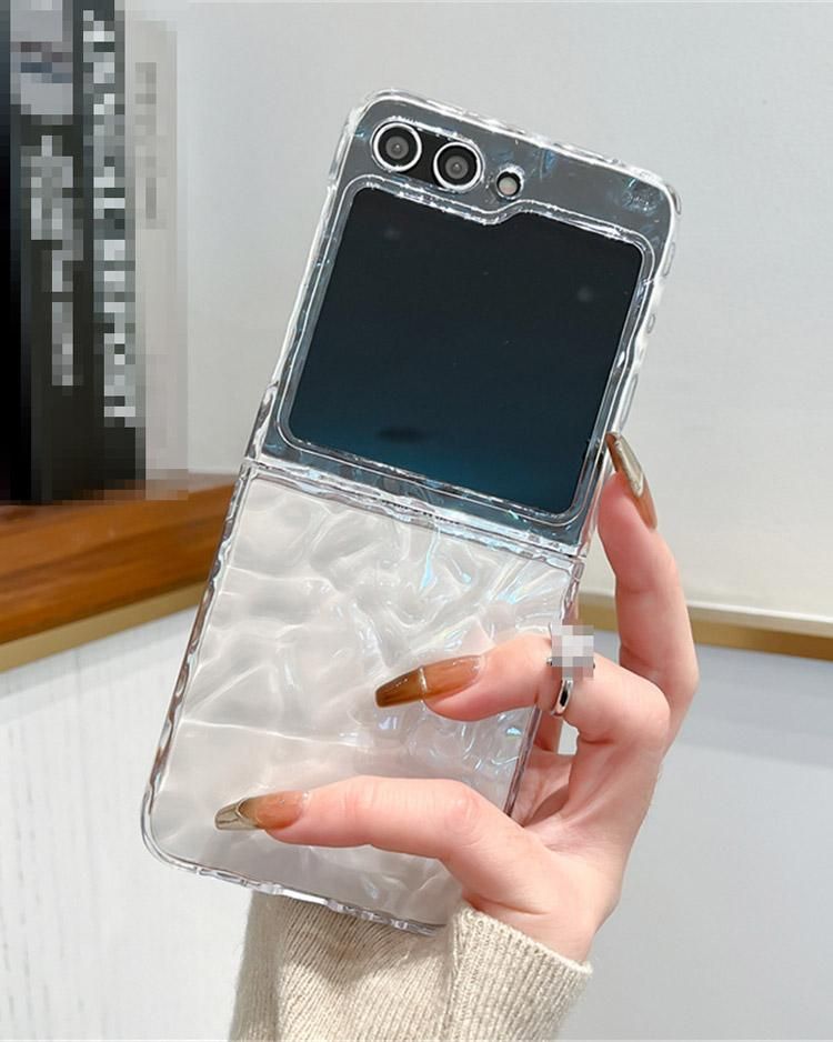 Galaxy Z Flip6 ケース 耐衝撃 カバー 透明 かわいい きらきら Galaxy Z Flip6 ケース 耐衝撃 カバー 透明 かわいい きらきら