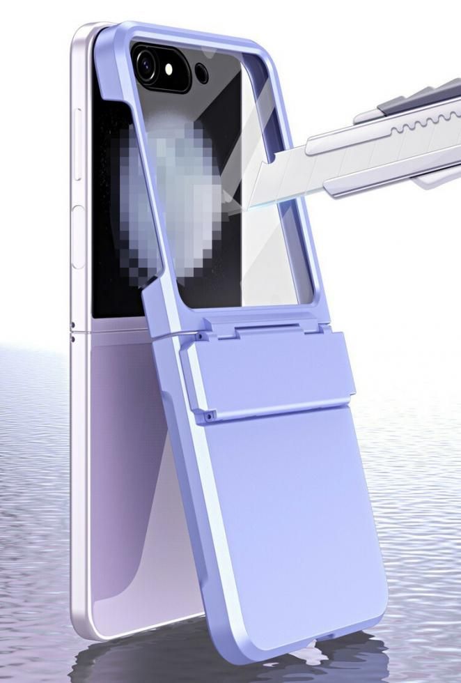 Galaxy Z Flip6 ケース 四つ角にエアバッグ 耐衝撃 折り畳み式