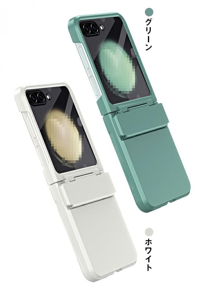 Galaxy Z Flip6 ケース 折りたたみ型 サブディスプレイ液晶保護