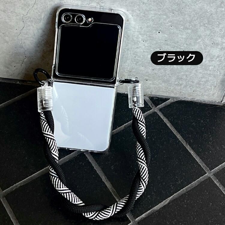 Galaxy Z Flip6 ケースクリア カバー 折りたたみ型 クリア 透明