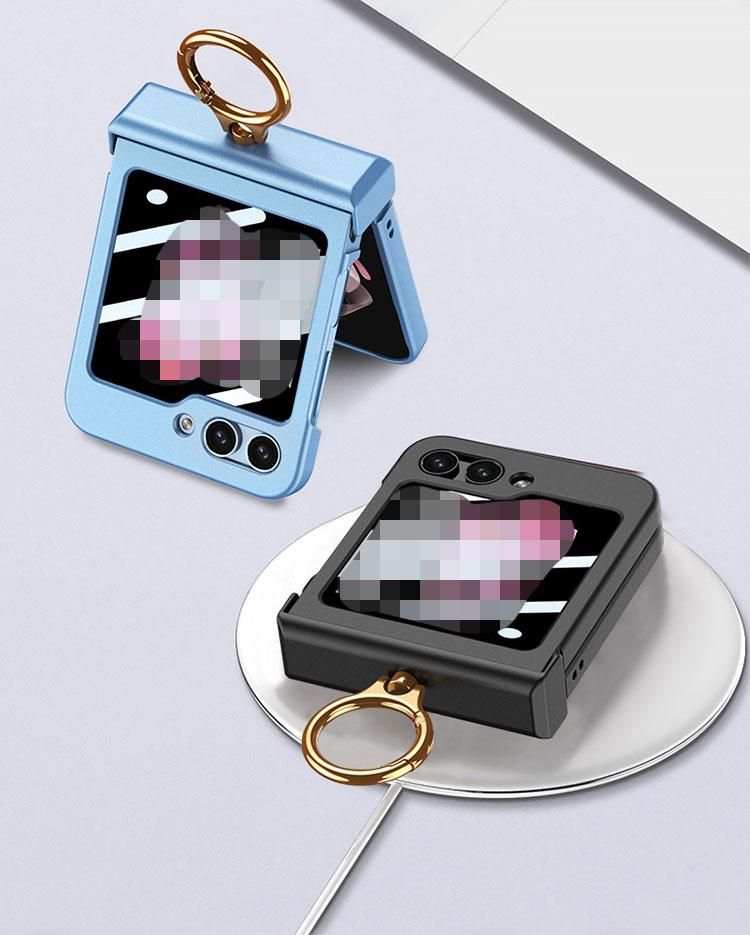 Galaxy Z Flip6 ケース 四つ角にエアバッグ 耐衝撃 折り畳み式