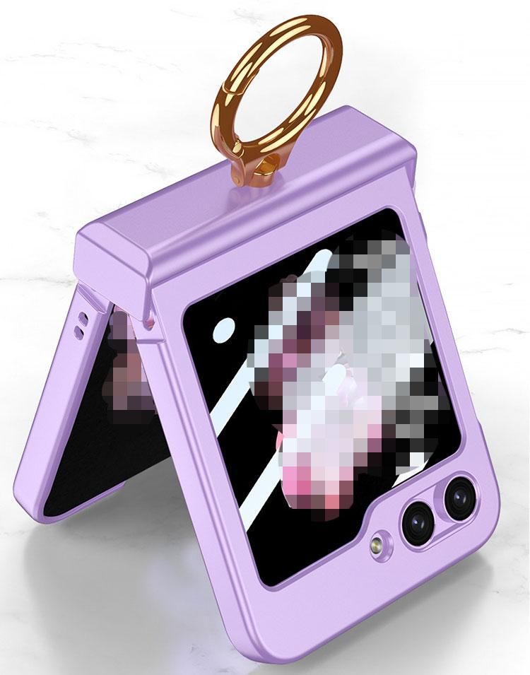 Galaxy Z Flip6 ケース カバー 折りたたみ型 持ち手 落下防止
