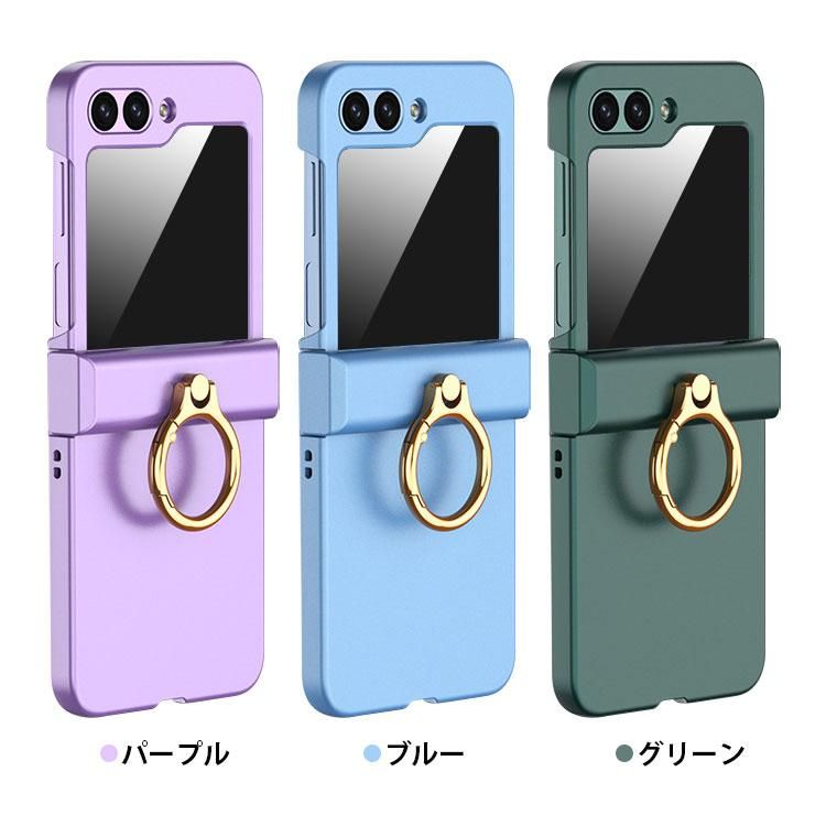 Galaxy flip6 本体　保護ケース付 Galaxy Z Flip6 ケース 四つ角にエアバッグ 耐衝撃 折り畳み式