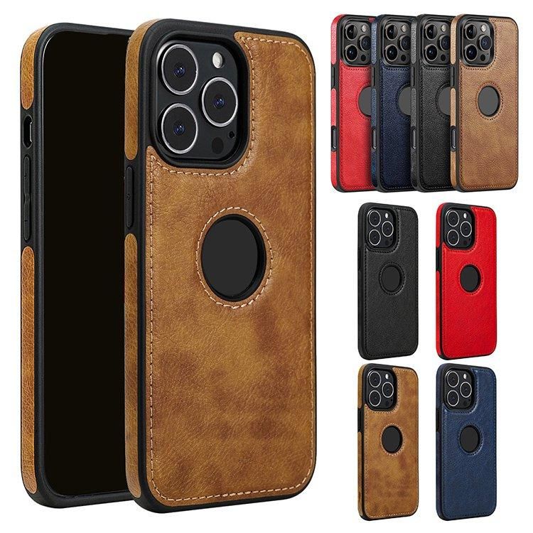 iPhone16 ケース 耐衝撃 カバー PUレザー 背面PUレザーケース