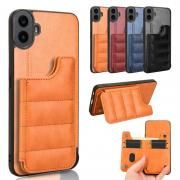 CMF Phone 1 ケース カバー 背面ケース PUレザー スタンド機能 カード収納 Nothing ナッシング シーエムエフ フォン 1