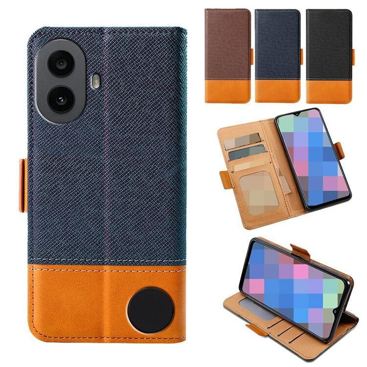 CMF Phone 1 ケース カバー 手帳型 PUレザー カード収納