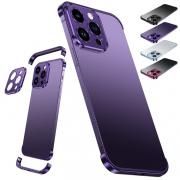 iPhone16 ケース アルミ カメラ保護 + コーナーバンパー 角 保護 レンズカバー レンズ保護カバー 耐衝撃 メタル 金属 かっこいい