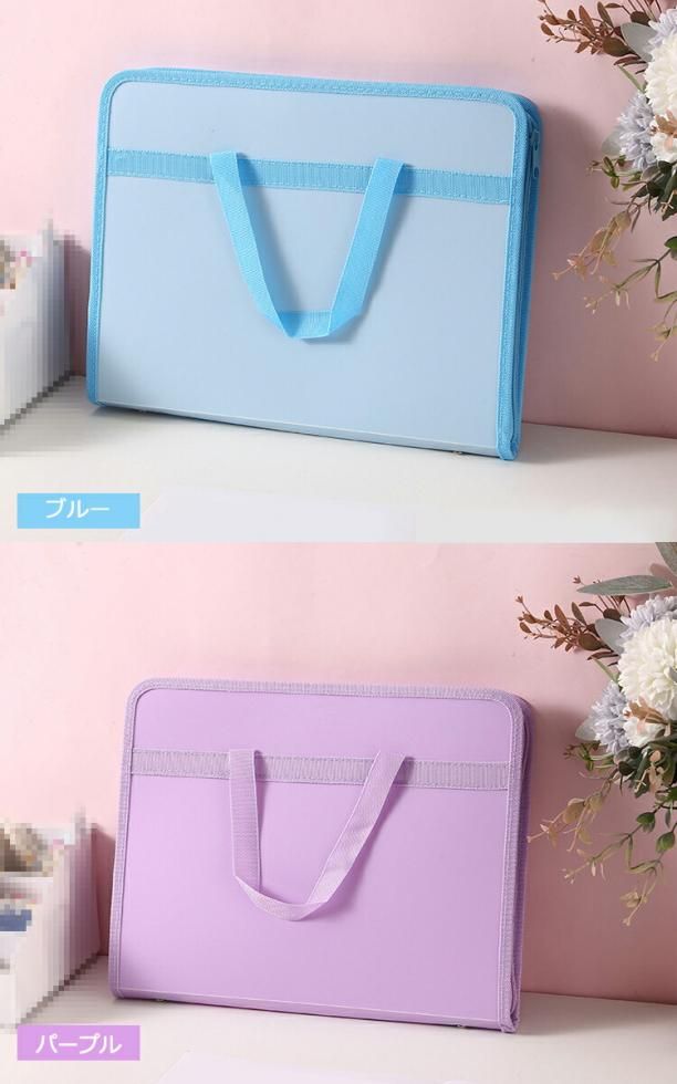 手提げタイプ バインダー A4 ファイルケース 13ポケット