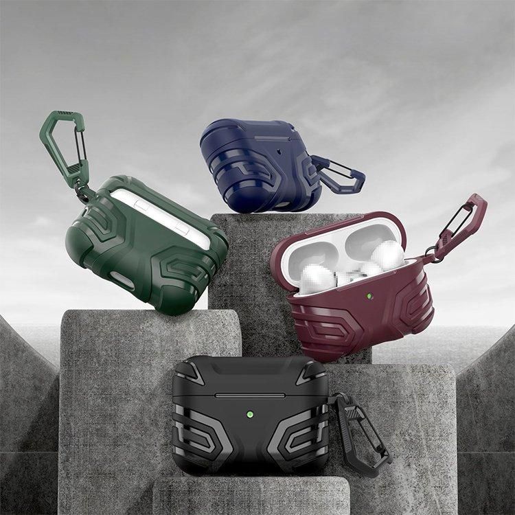 AirPods4 ケース AirPods 4 カバー カラビナ付き TPU ソフトケース