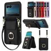 Moto Razr 50/50s  Razr 50 Ultra С PU쥶 ޤꤿ߷ դ ϥɥȥåդ ȥå ɻ  ݤ٥դ