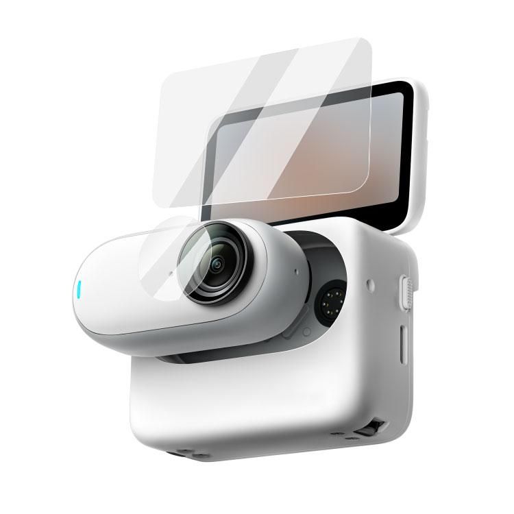 Insta360 GO 3S ガラスフィルム 強化ガラス カメラレンズ+液晶