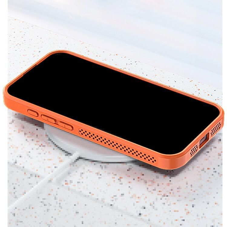 iPhone16 ケース TPU+プラスチック 保護ケース 通気口 通気性