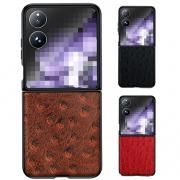 Xiaomi MIX Flip  С ޤꤿ߷ PU쥶 ץ  㥪 ߥå եå ɥ