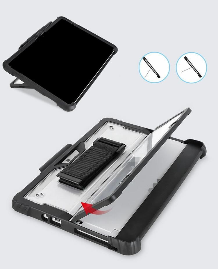 Surface Go 4 ケース 耐衝撃 クリア カバー Microsoft マイクロソフト