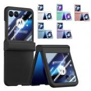 Moto Razr 50/50s  Razr 50 Ultra Ѿ׷ С ޤꤿ߷ ץ饹å ϡɥ+֥ǥץ쥤վݸե 饹դ