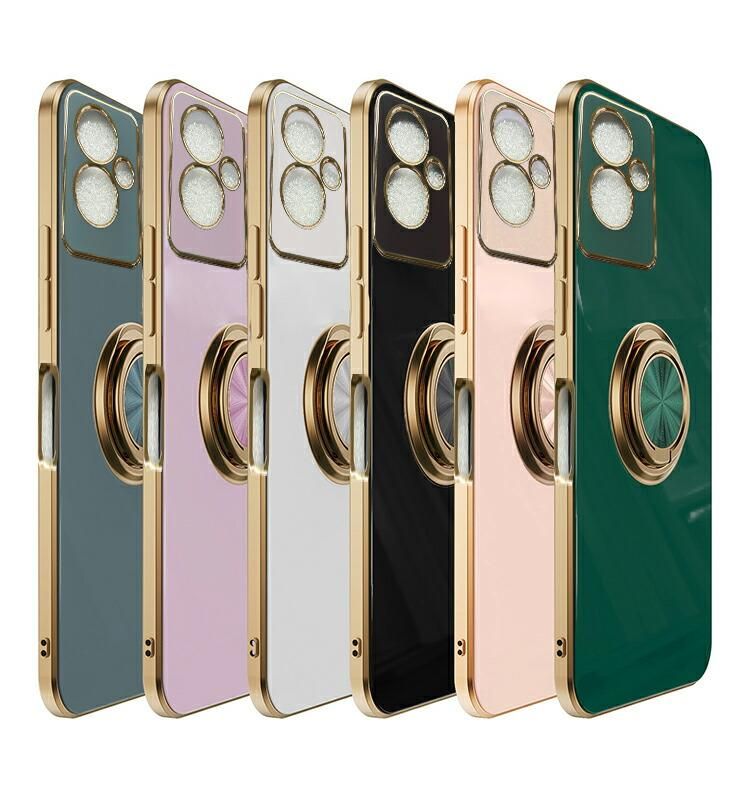 OPPO A79 5G ケース カバー メッキ TPU 一体型リング付き OPPO A79 5G ケース カバー メッキ TPU 一体型リング付き