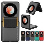 Nubia Flip 5G  С PU쥶 ޤꤿ߷ ɼǼ ̥쥶 ̥ӥ եå 5G ɥ   