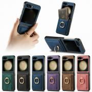 Galaxy Z Flip6  С ޤꤿ߷ ϡɥС PU쥶 ɼǼ դ ȥå׷ ץ Samsung ॹ 饯 Z եå6 