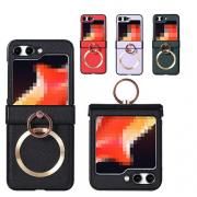 Galaxy Z Flip6  Ѿ׷ С ޤꤿ߷ PU쥶 Qi 磻쥹 б դ ȥå׷ ץ Samsung ॹ 饯 Z