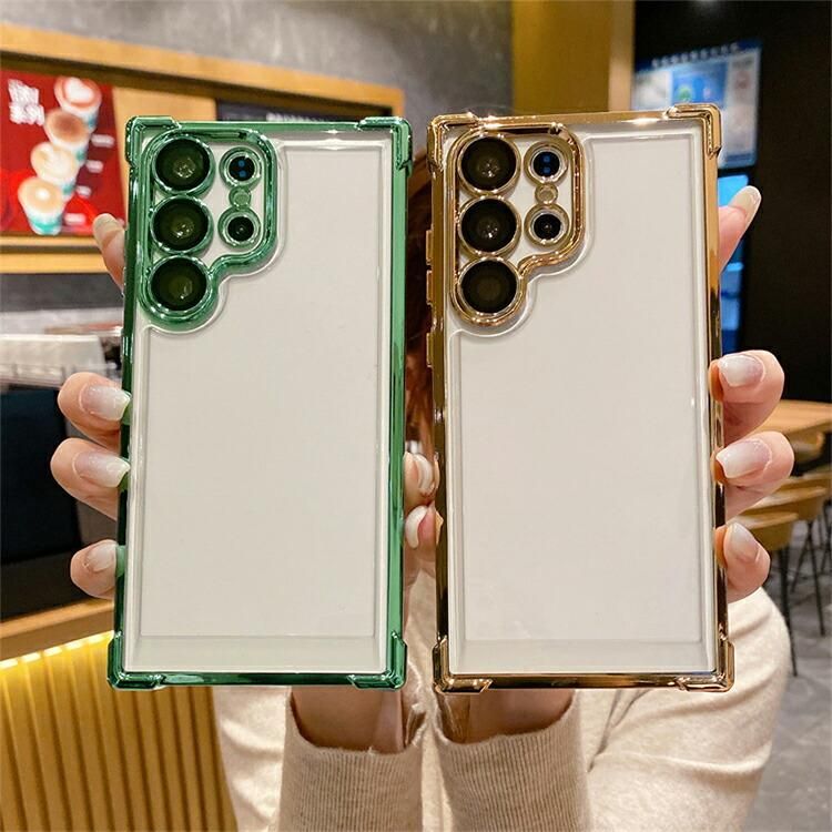 Galaxy S25 ケース 一体型カメラレンズ保護 強化ガラス カバー