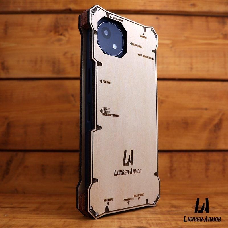 AQUOS Wish4 ケース 木製 ウッドケース 耐衝撃 木のケース 本革 タイプ