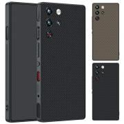 REDMAGIC 10 Pro ケース 10 Pro+ 耐衝撃 カバー PUレザー カーボン調 背面ケース ストラップ穴 Nubia ヌビア レッドマジック10プロ