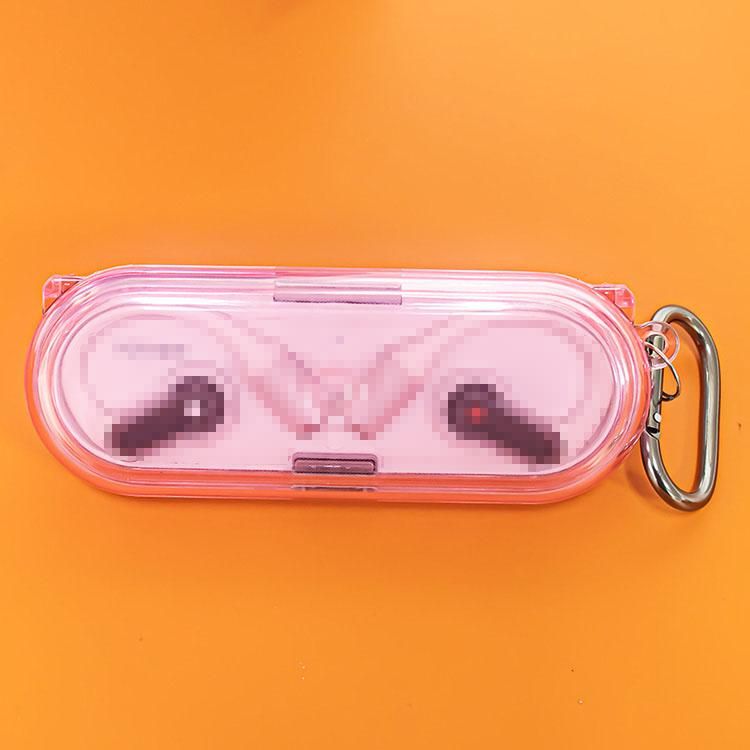 Nothing Ear (open) クリアケース 透明 TPU シンプル カラビナ付き