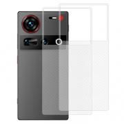 Nubia Z70 Ultra フィルム 背面保護フィルム カーボン調 半透明 2枚入り 背面保護 バックフィルム かっこいい ZTEヌビアZ70 ウルトラ