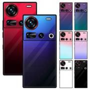 Nubia Z70 Ultra ケース / カバー TPU グラデーション 背面強化ガラス ZTE ヌビア Z70 ウルトラ アンドロイド おすすめ おしゃれ