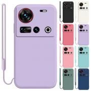 Nubia Z70 Ultra ケース 耐衝撃 カメラ保護あり カバー ストラップ付き TPU ソフトケース 可愛い お洒落 おしゃれ ZTE