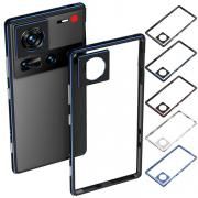 Nubia Z70 Ultra バンパー ケース アルミバンパー カメラレンズカバー付き ケース/カバー かっこいい アルミバンパー ZTE