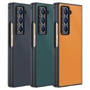 Galaxy Z Fold Special Edition 耐衝撃 カバー PUレザー 背面ケース Samsung サムスン ギャラクシー Z フォールド Special Edition