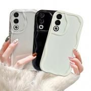 OPPO A3 5G ケース ウェーブ 波型 なみなみ カバー クリア 透明 TPU ソフト ケース 波状 可愛い お洒落 かわいい シンプル オッポ A3 5G