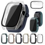 Mibro Watch T2 ケース カバー 液晶面強化ガラス 全面保護 液晶保護ケース 単色/クリア フィルム一体 ハードケース