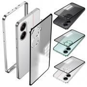 POCO X7 Pro バンパー ケース アルミバンパー かっこいい 半透明 マット仕様 背面パネル (アクリル) カメラレンズカバー付き (強化ガラス)