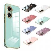 POCO X7 Pro ケース 耐衝撃 カバー メッキ TPU ソフト ケース ストラップホール付き 可愛い お洒落 小米 シャオミ Xiaomi POCO X7 プロ
