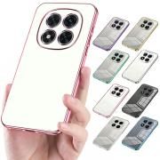 Redmi Note 14 Pro+ 5G クリアケース カメラ保護あり カバー クリア 透明 メッキ TPU ソフトケース ストラップ穴 小米 シャオミ