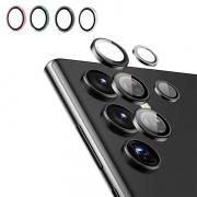 Galaxy S25 ガラスフィルム S25+/S25 Ultra カメラレンズ Samsung サムスン ギャラクシーS25/S25プラス/S25ウルトラ 強化ガラス アルミ レンズ保護 
