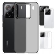 Xiaomi 15 ケース 15 pro カバー マット 半透明 PP ソフトケース 角 保護 コーナーバンパー 小米 シャオミ 15/15 プロ スマートフォン/スマフォ/スマホケース/カ