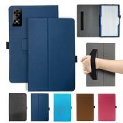 Alldocube iPlay 70 Pro ケース 11インチ カバー PUレザー 手帳型 持ち手 ベルト バンド付き ペンホルダー付き 落下防止ベルト