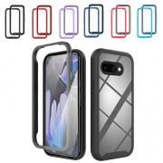 Pixel9a カメラ保護あり ケース/カバー クリア 背面透明 カメラ保護あり 両面 前後保護 フルカバー 角 保護 コーナーバンパー カバー