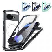 Pixel9a クリア ケース/カバー クリア 背面透明 両面 前後保護 フルカバー Qi充電 ワイヤレス充電 対応 シンプル Google グーグル ピクセル9a