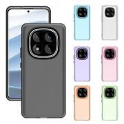Redmi Note 14 Pro+ 5G ケース  カメラ保護あり カバー マット 半透明 TPU+プラスチック マット ストラップホール付き 可愛い